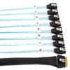 Cablecc SAS Slimline 8i Host RAID To 8 SATA Target Hard Disk Fanout RAID Cable with 1 To 8 100CM 4.0 SFF-8654 74-Pin 7-Pin Splitter,