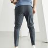 Men Jogging Pants Drawstring Elastic Waist Slim Fit Training Trousers with Pockets Solid