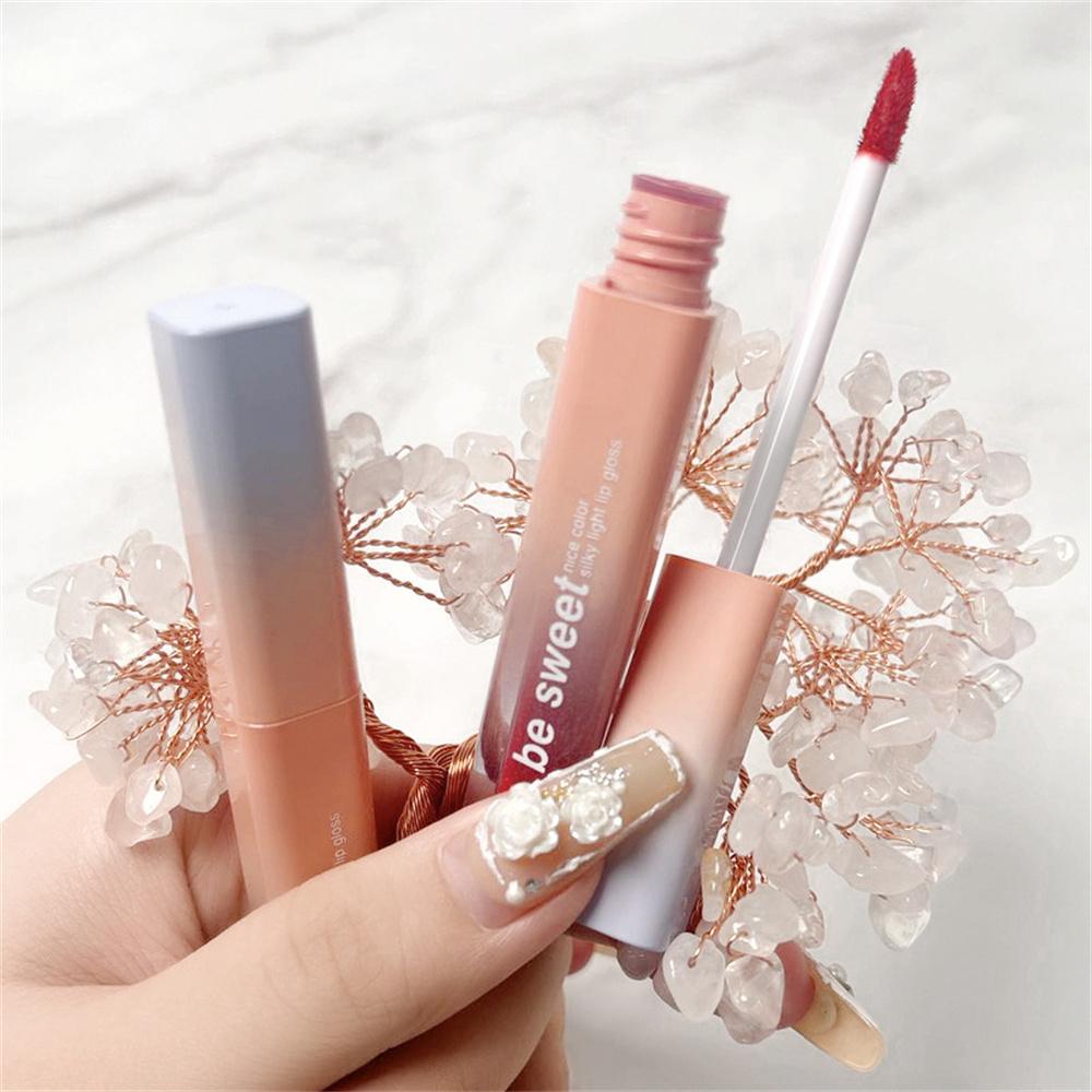 Бархатная матовая помада, водостойкая, стойкая, бархатная глазурь для губ, блеск для губ, нелипкий, в форме чашки, карандаш для макияжа, косметический макияж