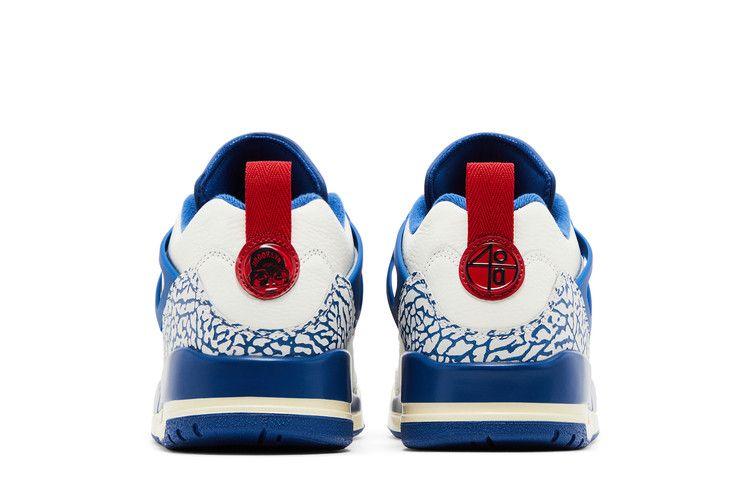 Men's Sneakers Jordan Spizike Low Sail Storm Blue Sail/Varsity Red/Muslin/Storm Blue