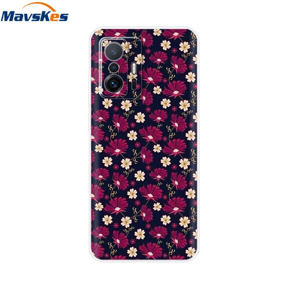 For Xiaomi 11T Pro Case For Xiaomi 11T Cover Transparent Silicone Cute Back Cover Cases Soft Bumper for xiaomi 11t 5g t11 Capa