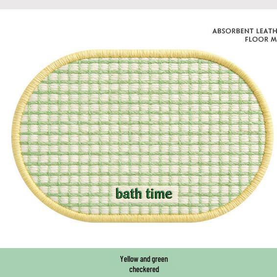 Нескользящий коврик для ванной комнаты Diatom Mud Quick-Dry: Впитывающий влагу, устойчивый к грязи, минималистичный дизайн для прихожих и туалетов