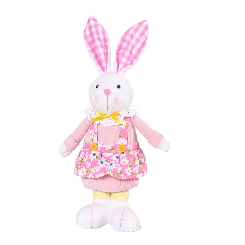 Festival Rabbit Gnoems Ornament Lovely Easters Gnomes Rabbit Ears Plush Decoration Ideal for Holiday Parties and Gifts