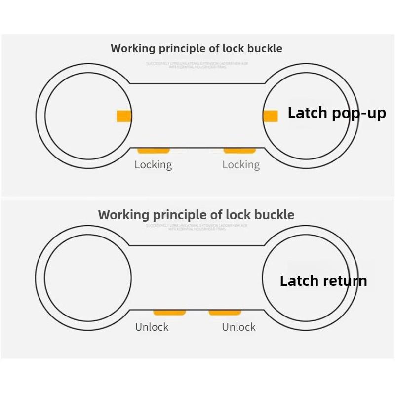 Телескопическая лестница из алюминиевого сплава, портативная инженерная лестница, бытовая односторонняя раздвижная лестница