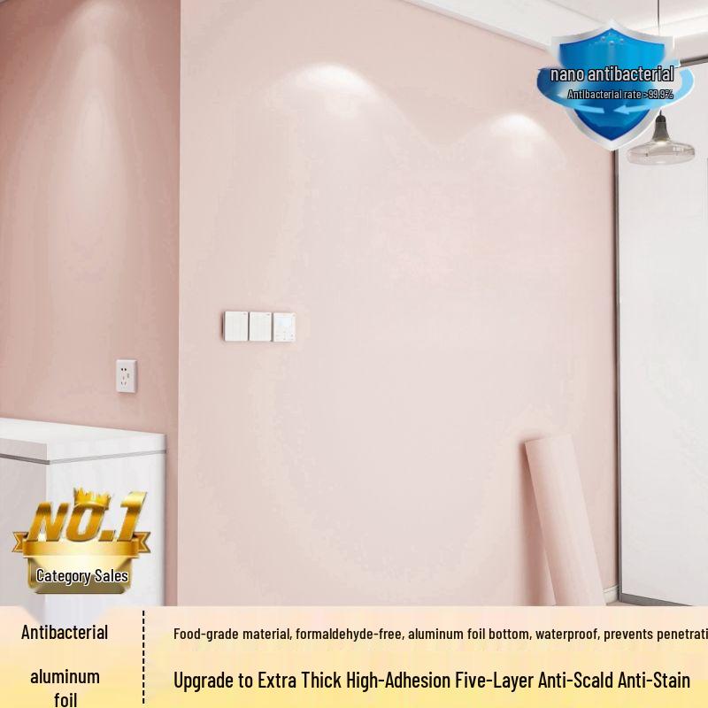 Водонепроницаемые, влагостойкие, без формальдегида, утолщенные, самоклеящиеся обои для спальни, гостиной, для матери и ребенка.