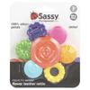 Sassy Inspire The Senses, Flower Tied Rattle, 3 Months+, 1 Piece