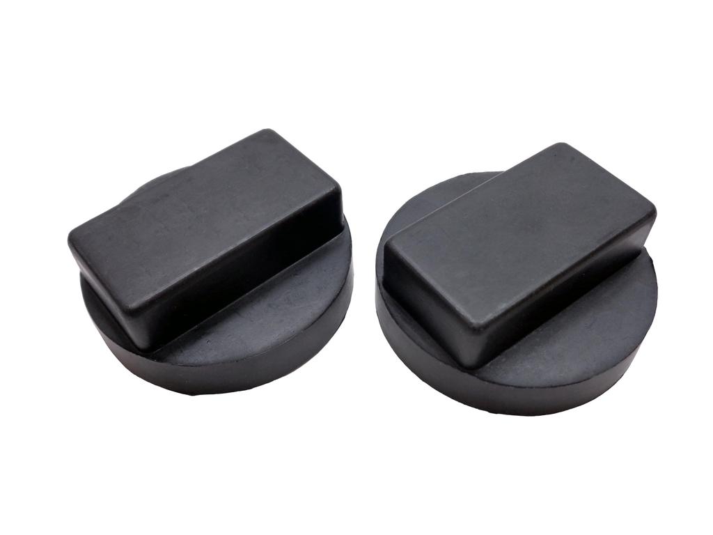 Set of 2 Mini BMW Jack Pads, Jack Attachment, Jack-Up Adapter, Rubber Pads, Protects Car Body from Scratches