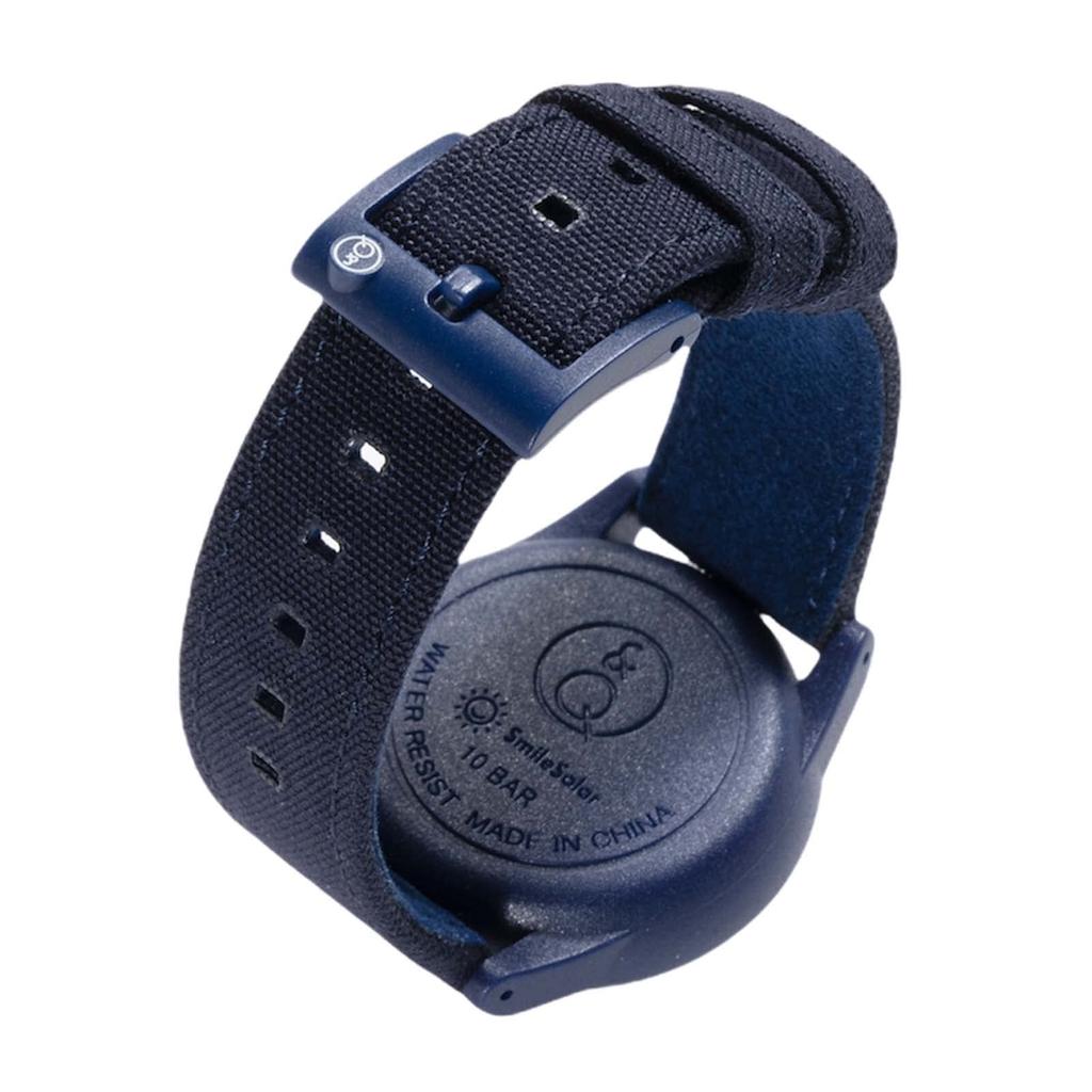 SmileSolar Smile Аналоговые Водонепроницаемые Часы Синие Q&Q (Q&Q Solar) Женские R01A-003JK на солнечной батарее