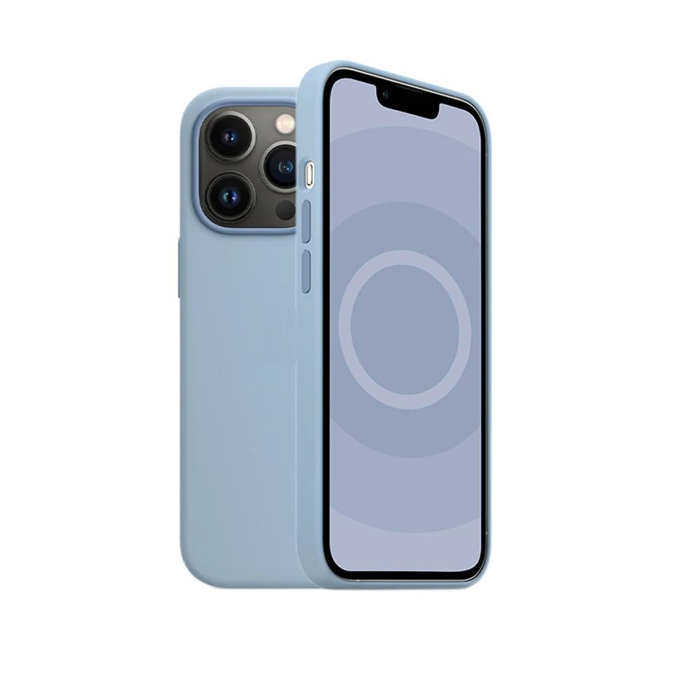 Чехол для Apple iPhone 13 Pro Max pro с анимацией Magsafe Liquid Silicone Magnetic Case для iPhone 13 с беспроводной зарядкой Protect Cover