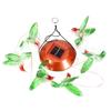 Solar Color Changing Wind Chime LED Light Bird Type Home Garden Decoration Colorful