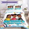 3pcs Gracie's Corner Bedding Set Duvet Cover Closure Includes 1 Duvet Cover & 2 Pillowcases, Soft and Comfortable for All Seasons.