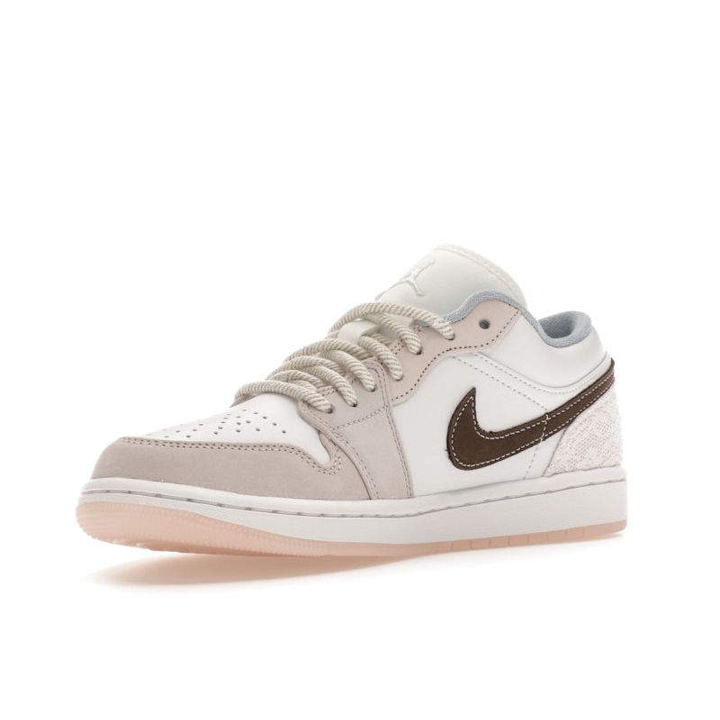 Air Jordan 1 Low Coral Reef женские кроссовки розовые белые Ironstone IB8859-101