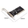 Pci Adapter Card PCI To Parallel LPT 25Pin DB25 Printer Port Controller Expansion Card for Desktop Computer Printer Accessories