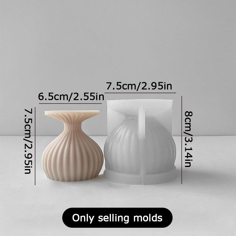 Гипсовая форма для подсвечника, капельная форма, украшение «сделай сам», силиконовая форма, гипсовый орнамент