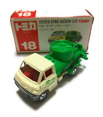 Tomica Сделано в Японии 18 Toyota Dyna Vacuum Car 1/68