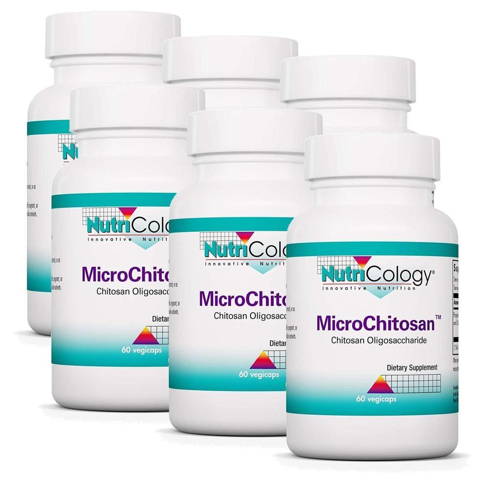 Nutricology MicroChitosan Capsules 6 pcs (60 tablets) Ingredients: may be subject to change at the manufacturer’s | 6 pcs 60 tablets