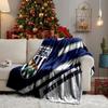 Bromwich Albion  Throws Blanket Flannel Blankets Plush for Couch Bed Gifts for Men Women Travel picnic blanket Christmas fan gifts