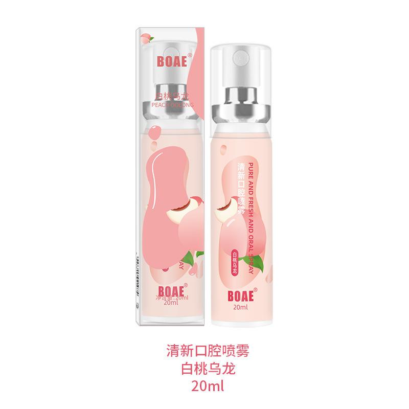 BOAE transparent boxed oral 20ml fresh spray breath freshener fragrance mouth spray oral spray