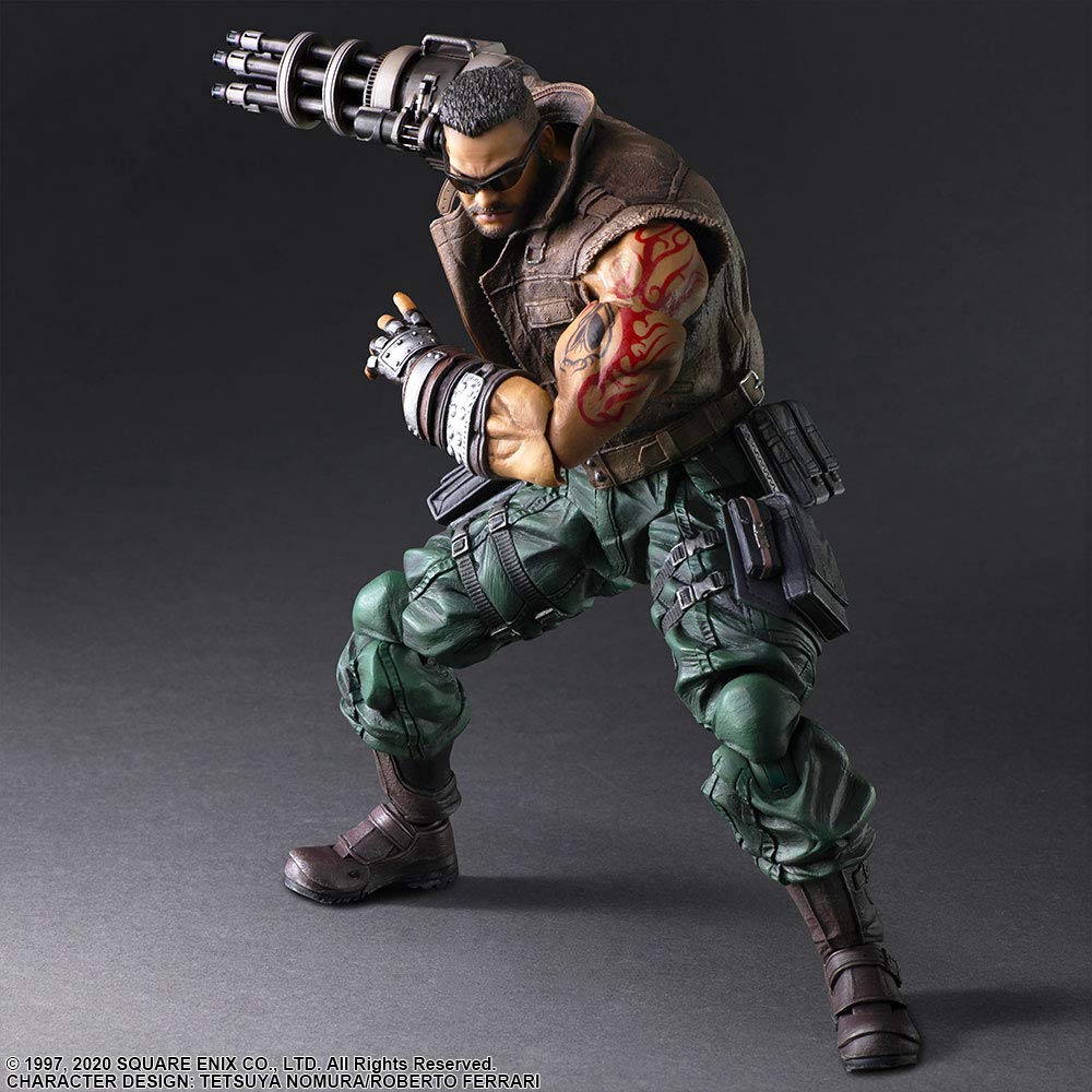 Final Fantasy VII Remake PLAY ARTS Kai Barret Wallace Version 2 PVC Painted Action Figure