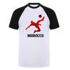 Cool Morocco Soccer Flag Star Loose Tshirt National Gift Moroccan Football Fan Casual Tee Printed T Shirts Da057