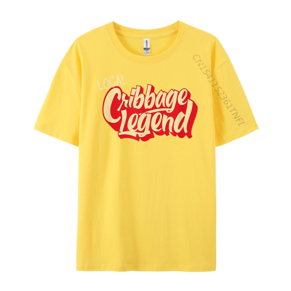 Funny Cribbage Player Local Cribbage Legend Mens Designer T Shirt Man Clothes Party