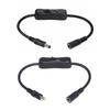 DC Extension Cable Male To Female Power Connector 5.5mmx2.1mm/ 5.5mmx2.5mm Plug Adapter for Routers LED Light Speaker