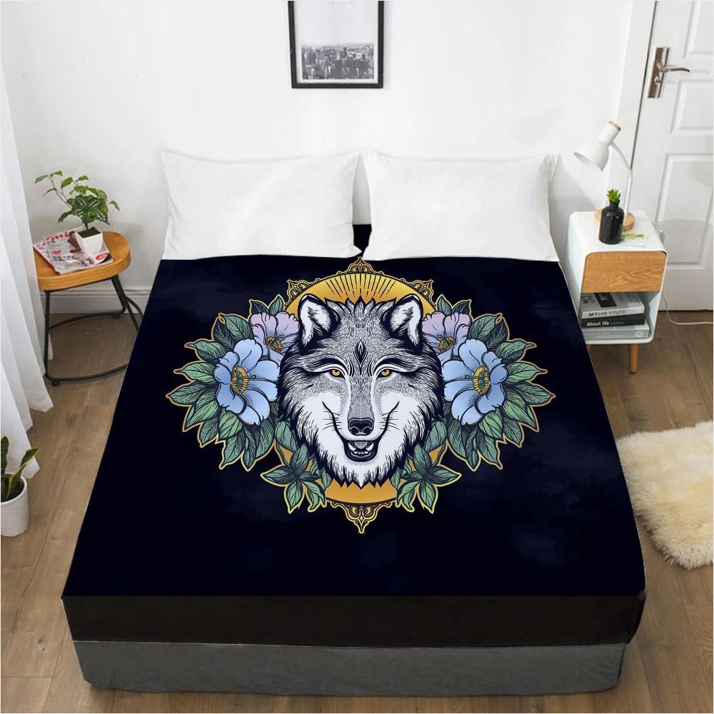 Простыни на заказ, наматрасник с резинкой, 3D простыня, постельное белье 200x200 160x200, простыня, постельное белье в богемном стиле