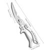 1/3pcs Stainless Steel Spring Kitchen Scissors Cut Chicken Bone Fish Meat Scissorses Multi-Purpose Chicken Bone Shears BBQ Tool5