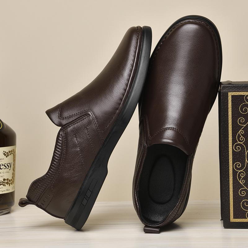 Роскошные брендовые мужские повседневные туфли из натуральной кожи, модные удобные мужские деловые туфли, высококачественная мужская обувь для вождения