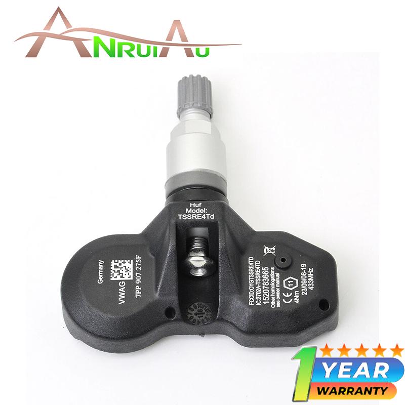 4 ШТ. Датчик давления в шинах TPMS 433 МГц Совместим с Porsche 911 918 Boxster Cayenne Cayman Panamera 2008-2016 7PP907275B