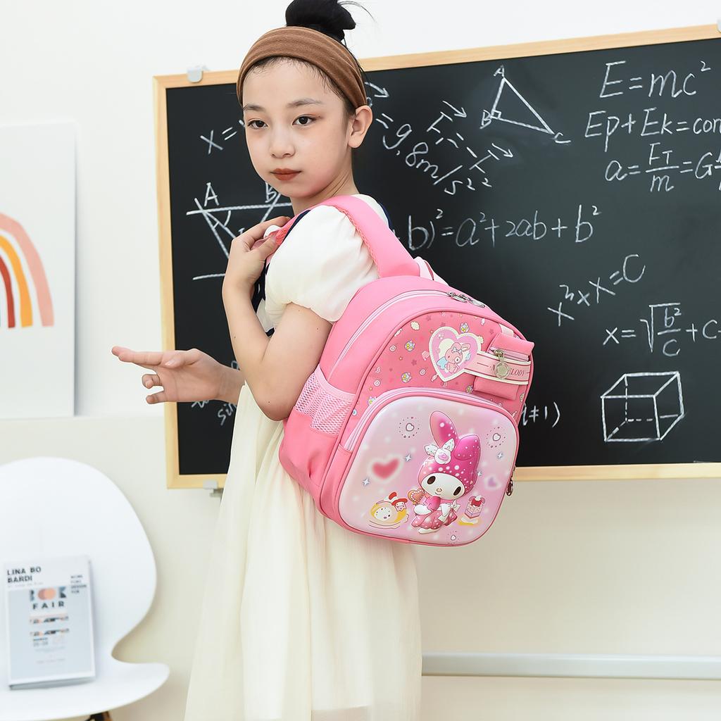Cartoon Cute Boys And Girls Backpack Large Capacity Primary School Bag Children Travel Backpack
