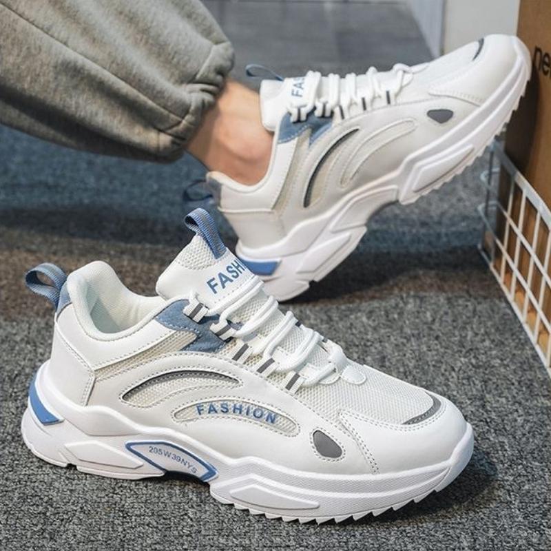 Designer Men's Trendy Shoes Summer New Breathable Shoe Mesh Casual Sneakers Male Anti Slip Comfortable Running Shoes Homme