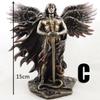 New Archangel Metatron Angel Transformation Sculpture Resin Crafts Garden Statue Creative Theme Belief Small Decoration