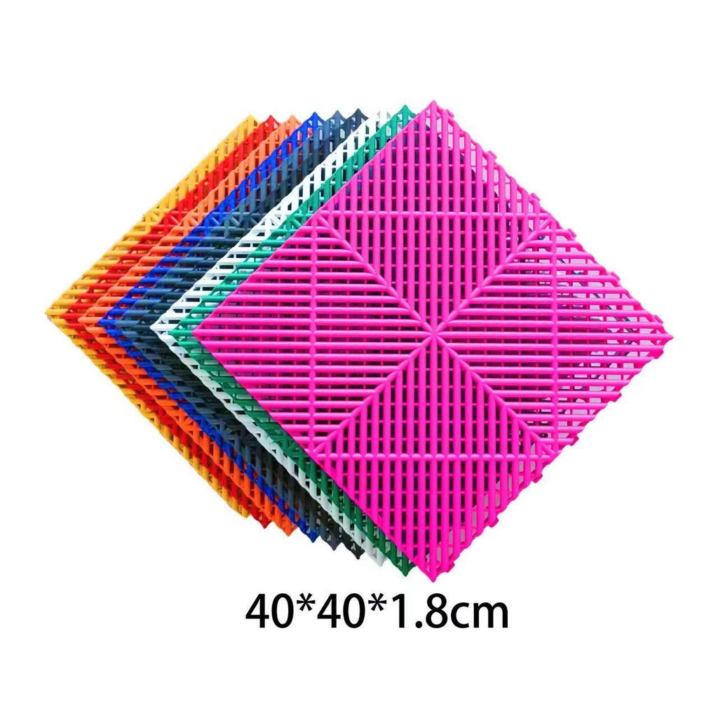 Сверхтолстая 3 см противоскользящая решетка для автомойки с дренажом