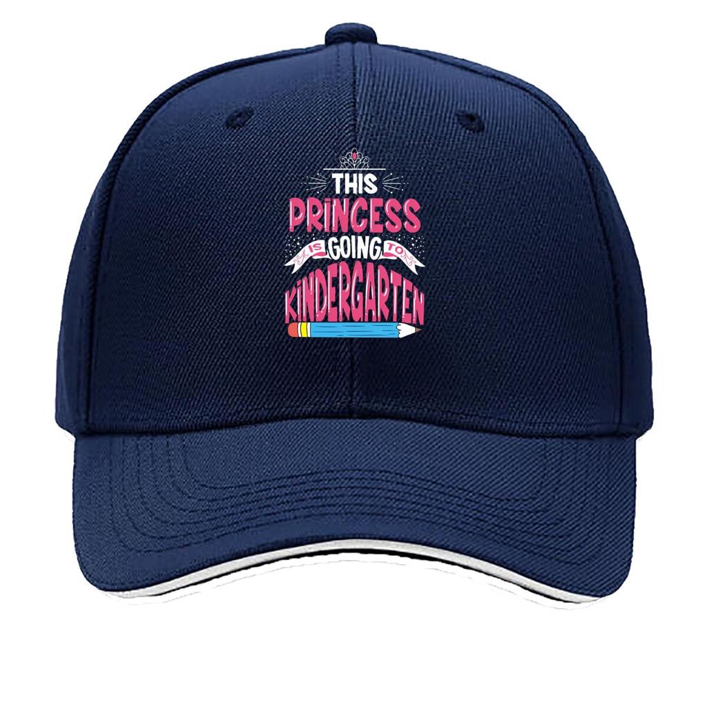 Princess Is Going To Kindergarten Pencil Sandwich Baseball Cap Unisex Women Sun Cap Outdoor Workouts Hat