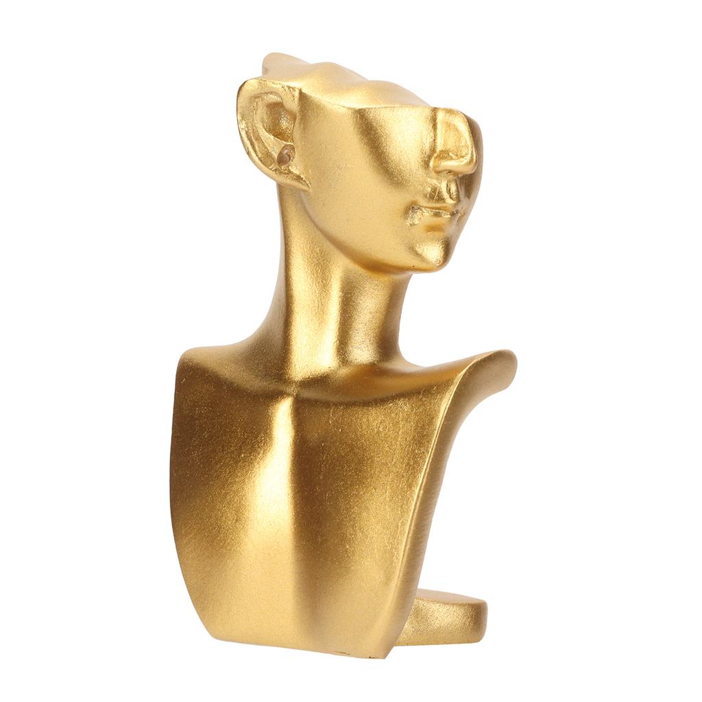 Portrait Model Jewelry Display Stand Multipurpose Small Resin Jewelry Necklace Stand for Jewelry