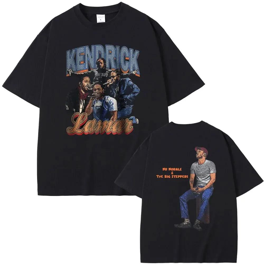 Rapper Kendrick Lamar Pimp A Butterfly Mr. Morale & The Big Steppers Album Graphic Print Tshirt Male Hip Hop Casual Tees