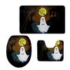 Halloween Toilet Seat Cover Set 3pcs Funny Novelty Bathroom Accessory Winter