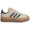 Gazelle Wmns Adidas Originals Bold 'Кремовый Темно-синий' Женские JQ5126