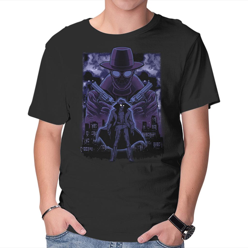 Unisex Crew Neck T-Shirt Noir Shadow Nebula Graphic Short Sleeve Casual Tee
