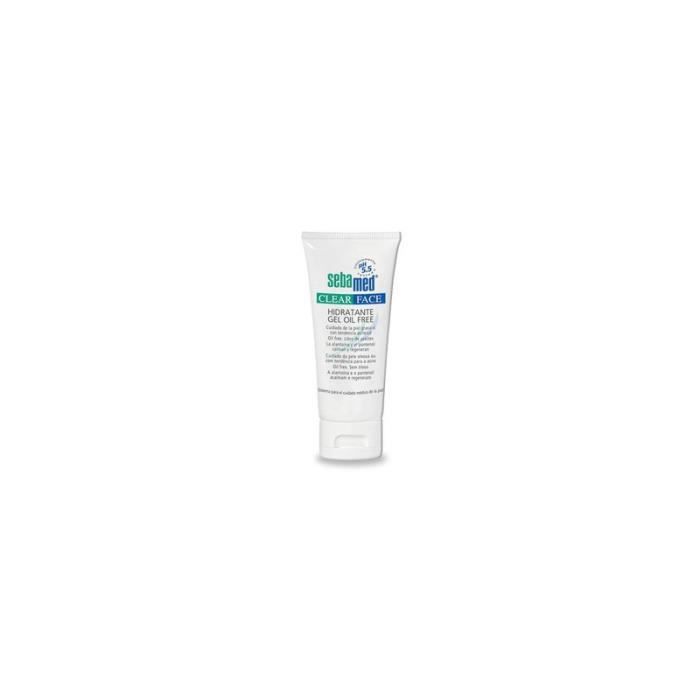 Gel Hydratant - sm Clear Face - 50 ml - Sans Huile - Tous types de peau