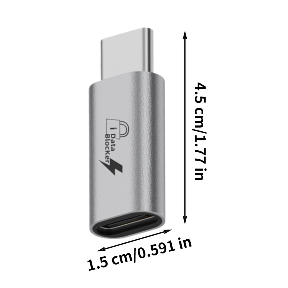 USB-блокиратор данных, адаптер безопасности, защита от «juice jacking», Type-C, защитный чехол для ноутбука, мобильного телефона, ПК, безопасность зарядки