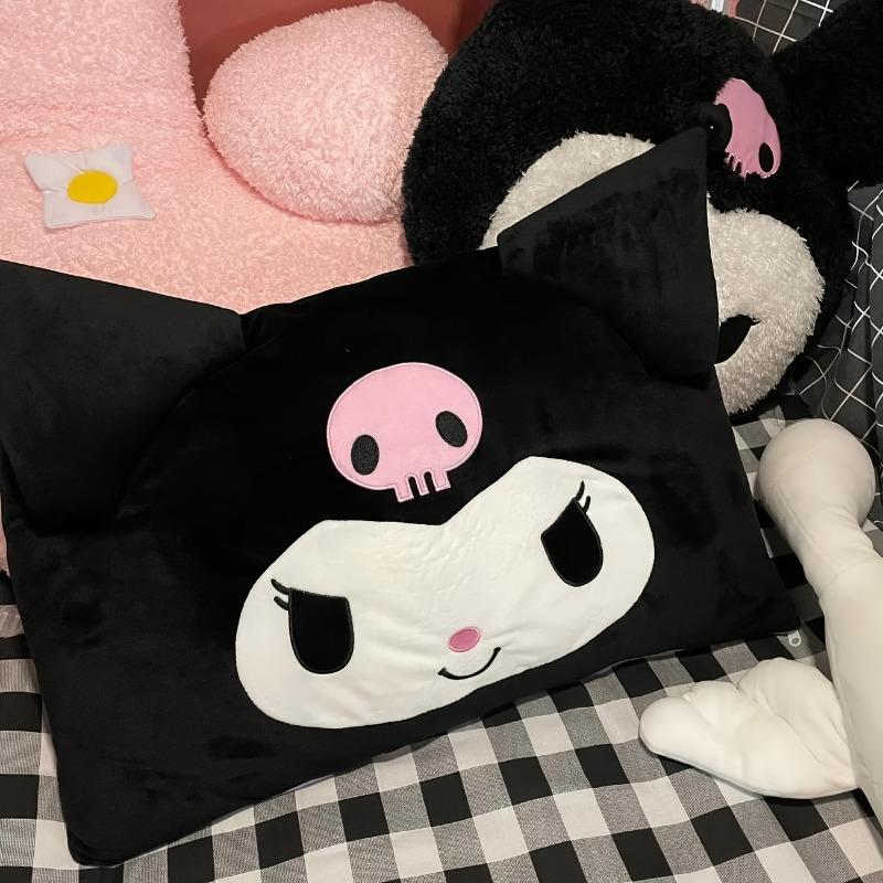 MINISO Мультяшная плюшевая наволочка Милая моющаяся полиэстеровая мягкая декоративная наволочка для подушки Общежитие или гостиная