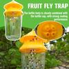 Fruit Fly Trap Killer Yellow Plastic Drosophila Trap Fly Killer Products Trap Fly Insect Pest A V7S0