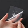 10pcs Transparent Self-Adhesive Hook Hanger Wall Storage Rack Fixing Patch Strong No-Punch Snaps For Kitchen Bathroom Gadgets