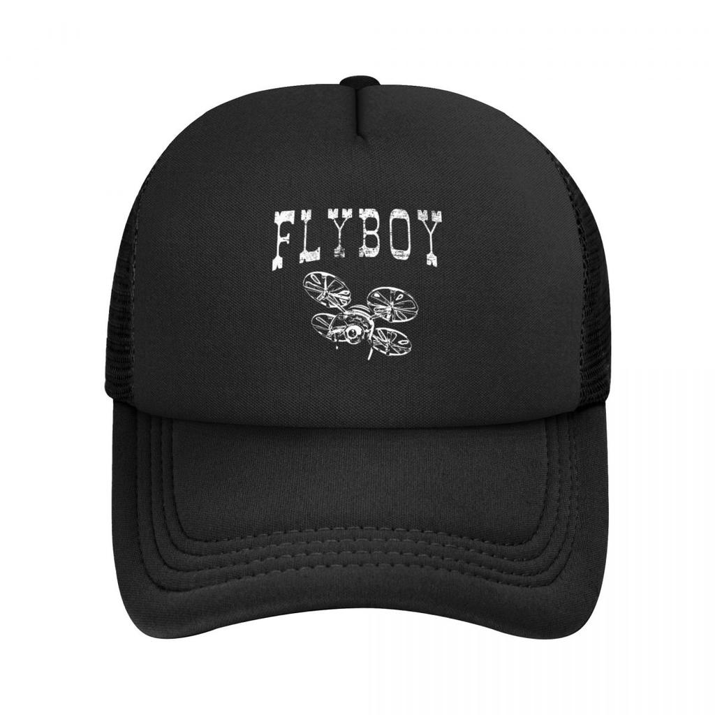 Бейсбольная кепка Drone Flyboy для женщин унисекс, шляпа дальнобойщика Snapback, регулируемая сетчатая шапка унисекс для рыбалки