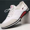 Кожаная повседневная мужская обувь для молодых студентов, универсальная модная модная обувь, легкая и удобная спортивная мужская обувь