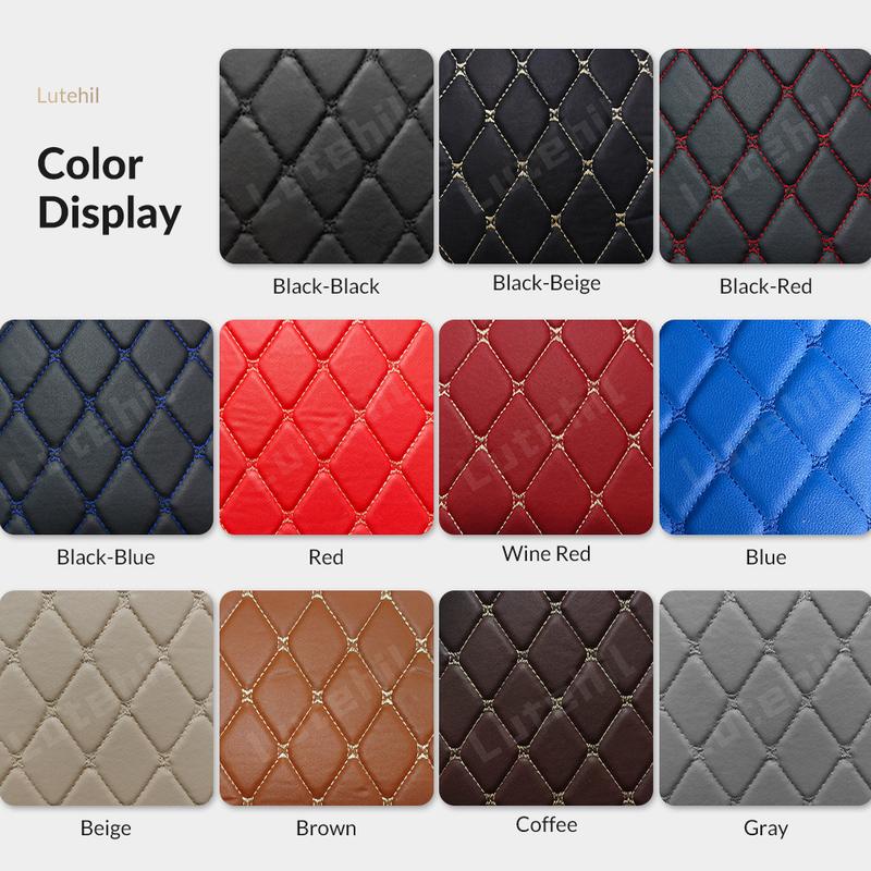 Lutehil Car floor mats for Cadillac CTS 2005 Sedan 4 Doors auto foot Pads automobile carpet cover Interior Accessories