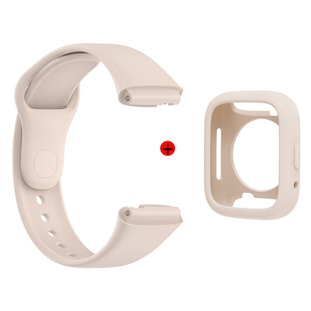 Для Redmi Watch 3 Active Strap 2-в-1 ремешок для часов + чехол Мягкий силиконовый раздельный набор браслетов Аксессуары для часов