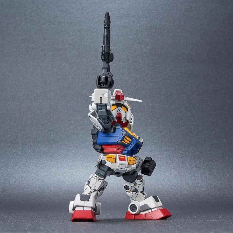 Sdcs Rx-78f00 Yokohama Series Q-Version Подвижная собираемая модель-конструктор на защелках Мобильный гуманоидный робот Сборка Фигурка Действия В наличии